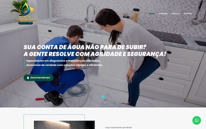 Screenshot του cacavazamentosbrasilpro.com.br