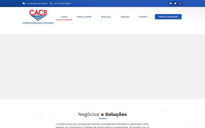 Screenshot van cacb.coop.br