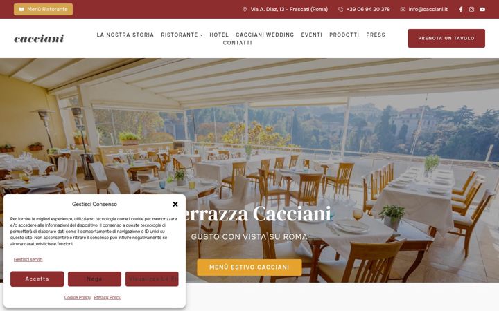Screenshot of cacciani.it