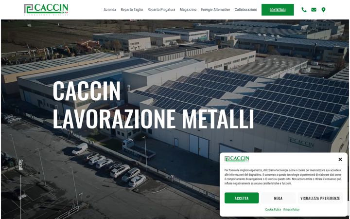 Screenshot του caccin.net
