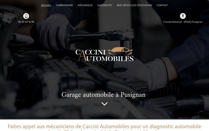 Screenshot of caccini-automobiles.fr