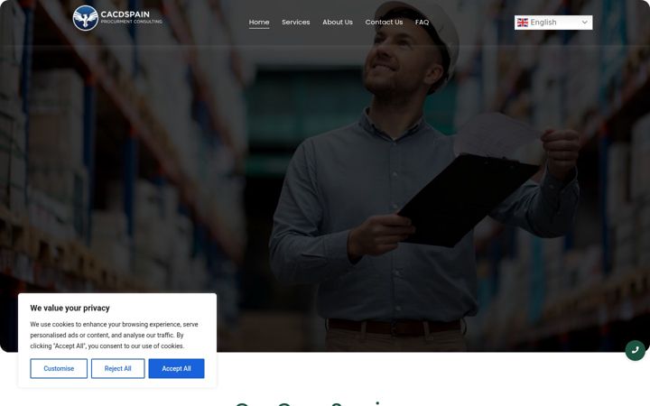 Screenshot of cacdspain.com