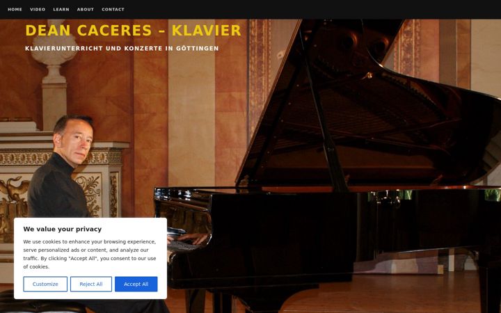 Ekrānuzņēmums no caceres-piano-goettingen.de