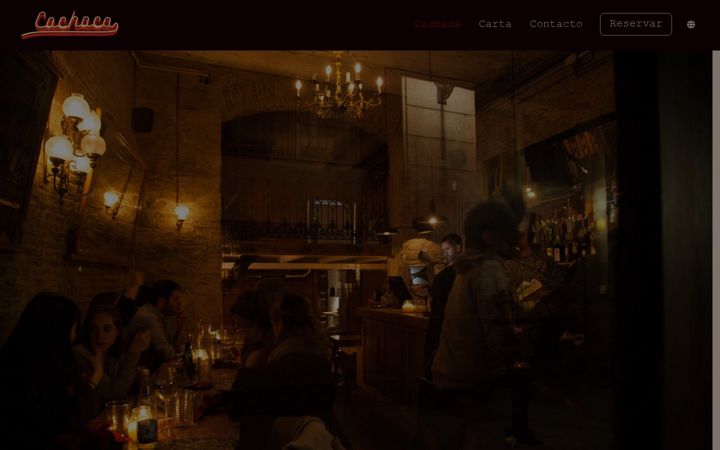 Captură de ecran a cachaca.es