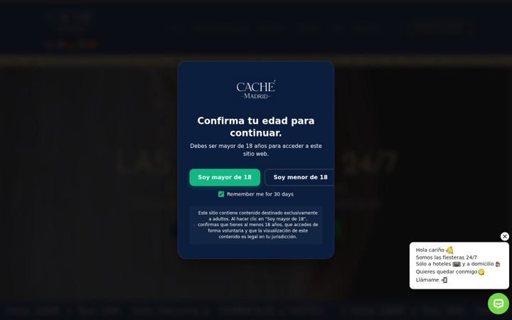 Screenshot of cachemadrid.com