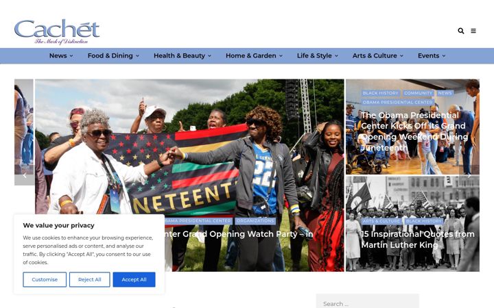 Screenshot of cachetmag.com