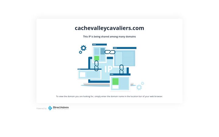 Screenshot of cachevalleycavaliers.com