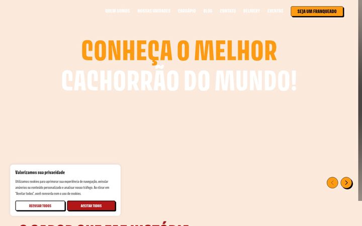 Screenshot di cachorraodoclaudiao.com.br