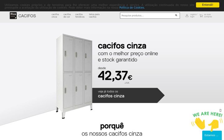 Screenshot of cacifos.pt