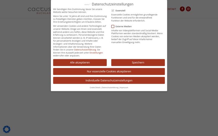 Screenshot di cactus-buchladen.de
