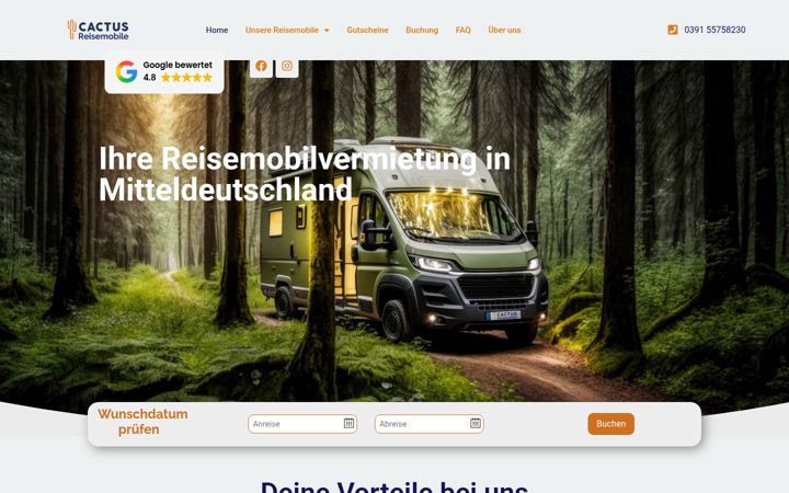 Screenshot di cactus-reisemobile.de