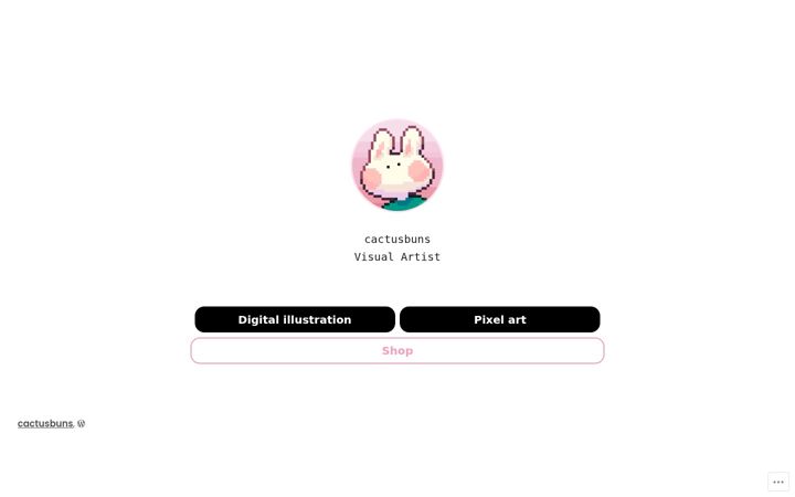 Screenshot of cactusbuns.com