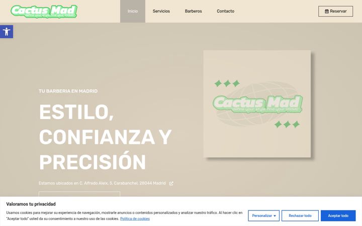 Screenshot of cactusmad.com