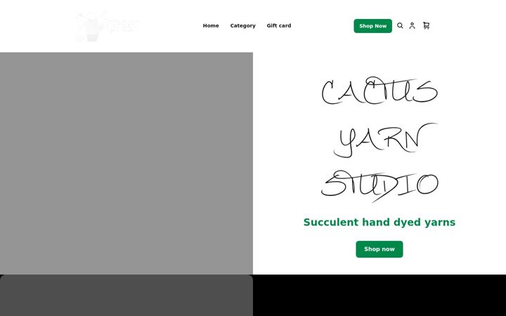 Zrzut ekranu cactusyarnstudio.com