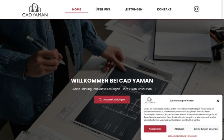 Capture d'écran de cad-yaman.de
