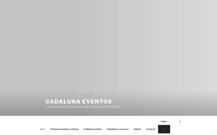 Screenshot of cadaluna.com