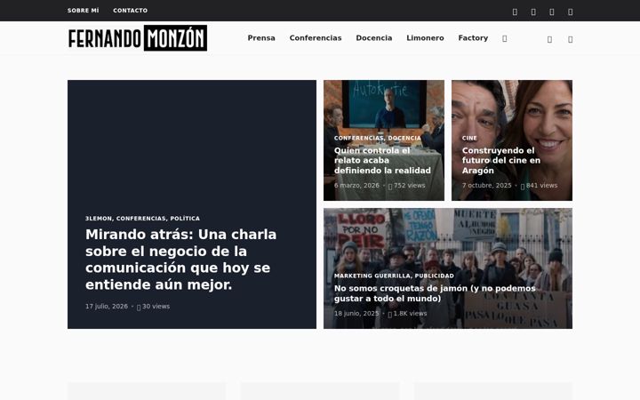 Screenshot of cadavezmeequivocomejor.com