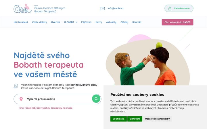 Snimka zaslona za cadbt.cz