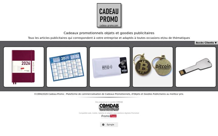 Screenshot of cadeau-promo.com