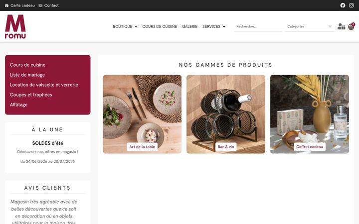 Screenshot von cadeaux-romu.fr