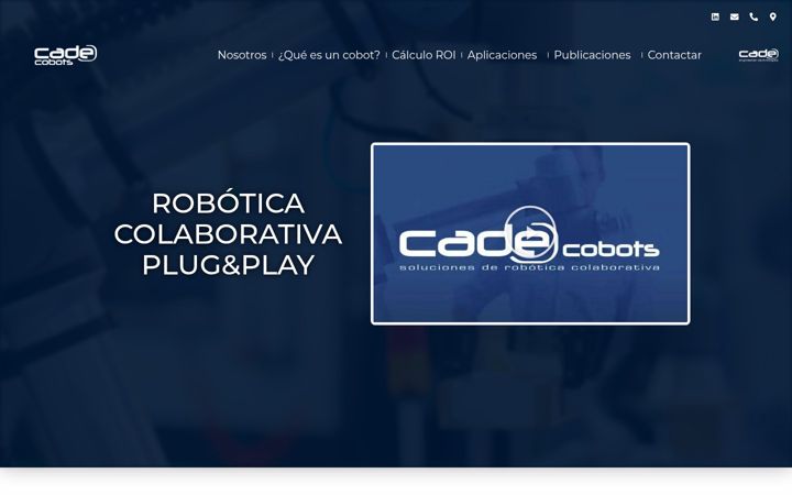 Captura de pantalla de cadecobots.com