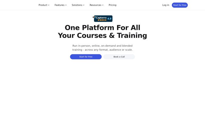 Screenshot of cademy.io
