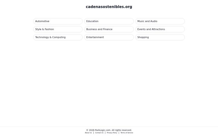 Screenshot ta' cadenasostenibles.org