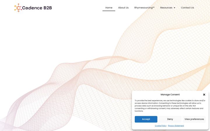 Screenshot of cadenceb2b.com
