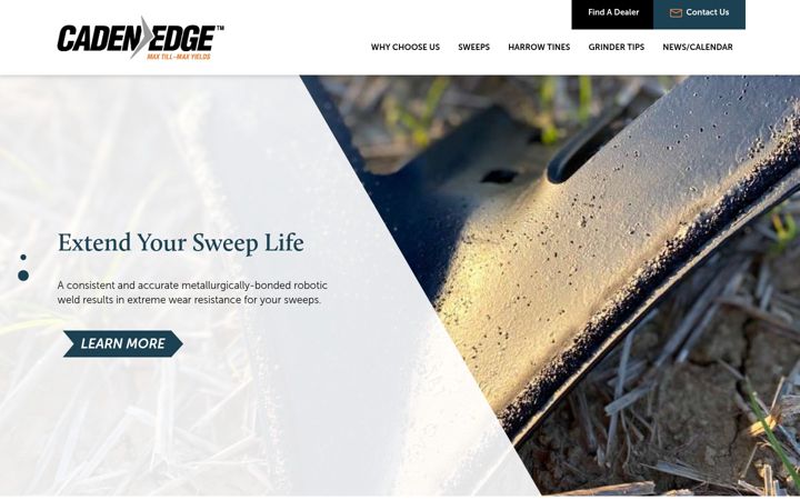 Screenshot of cadenedge.com