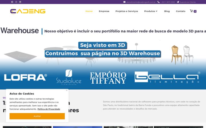 Ekrānuzņēmums no cadengsoft.com.br