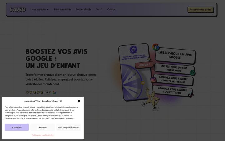 Screenshot of cadeo.io