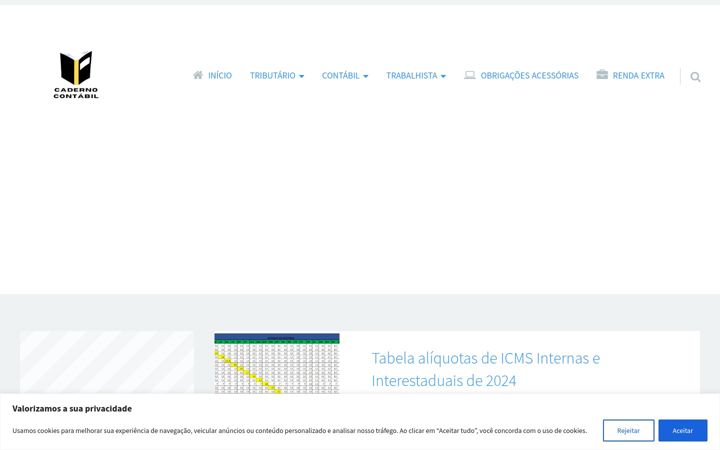 Screenshot of cadernocontabil.com