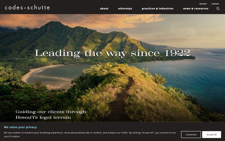 Screenshot of cades.com