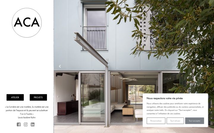 Screenshot of cadetarchitecte.com