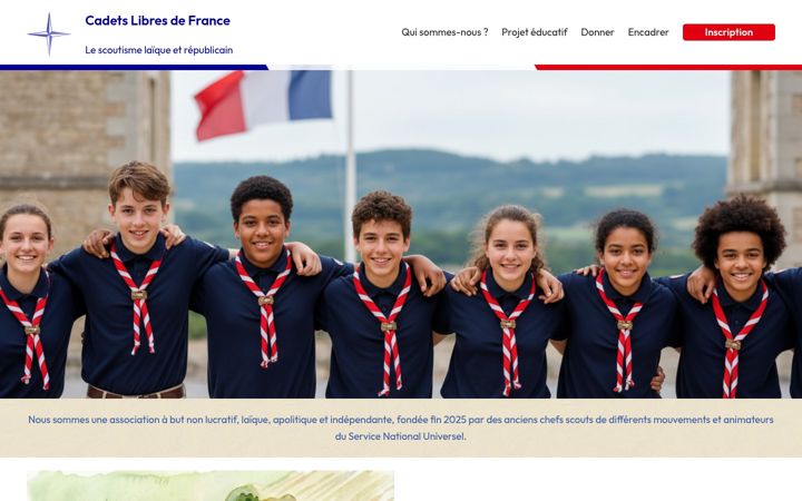 Screenshot του cadetslibresdefrance.fr