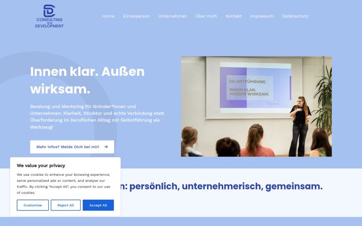 Screenshot του cadevelopment.de