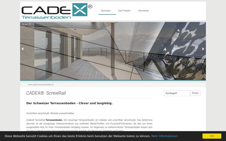 Screenshot του cadex-terrassenboden.ch
