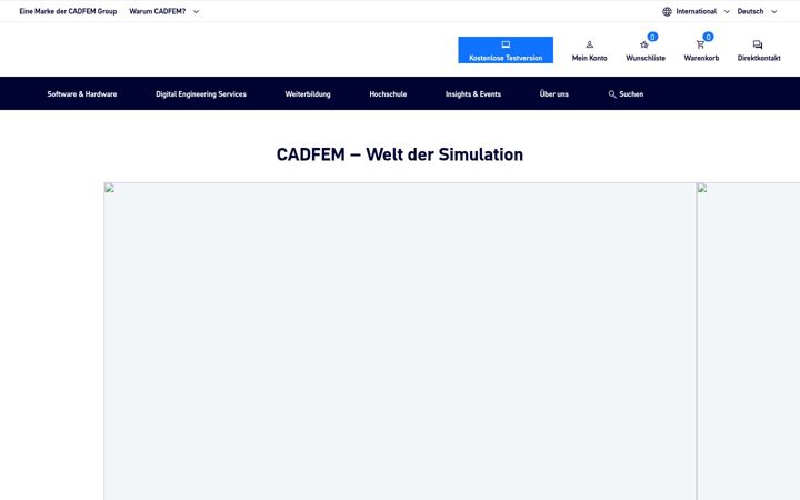 Screenshot di cadfem.net