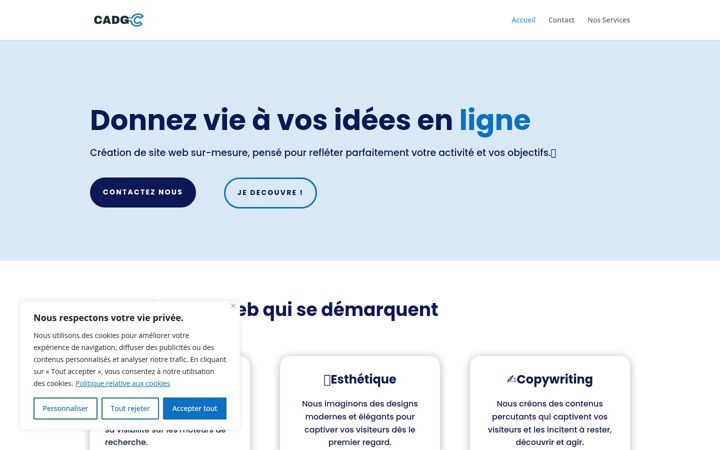 Screenshot του cadg-aix.fr