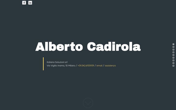 Screenshot of cadirola.it