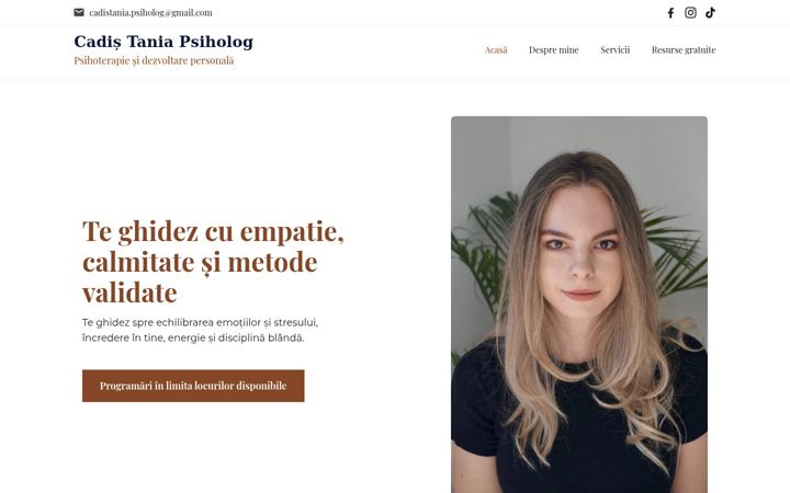 Screenshot von cadistania.ro