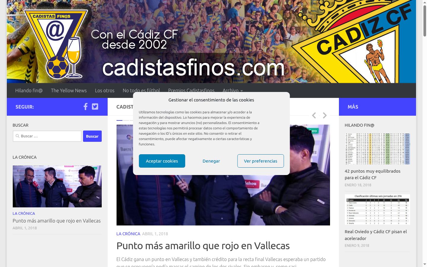 Screenshot van de toestemmingsbanner zoals getoond vóór enige interactie