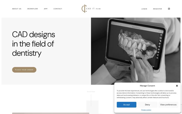 Screenshot of caditnow.com