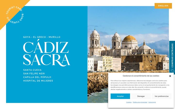 Captură de ecran a cadizsacra.es