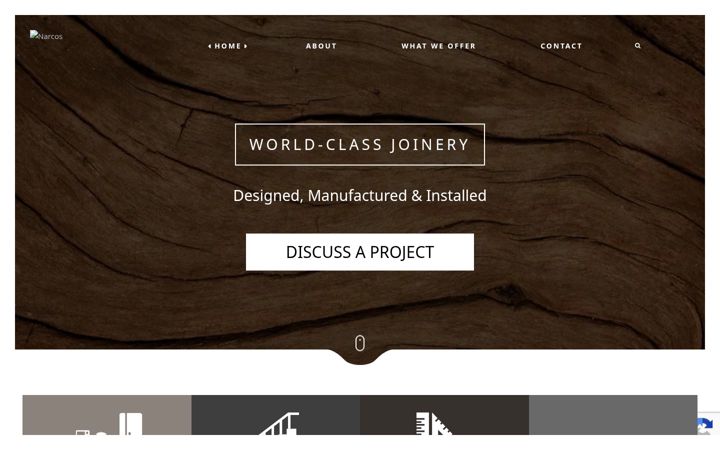 Screenshot ta' cadjoinery.co.uk
