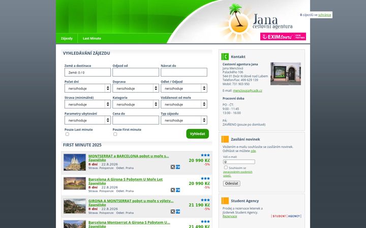 Screenshot ta' cadk.cz