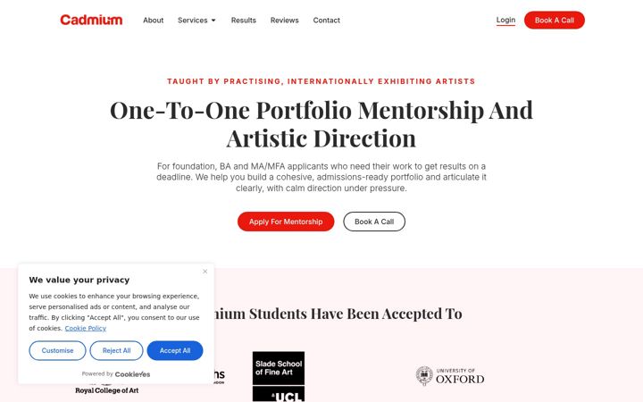Screenshot of cadmiumeducation.com