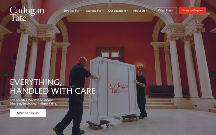 Screenshot of cadogantate.com