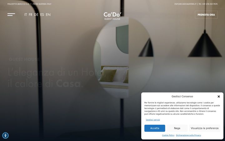 Screenshot of cadomatera.it
