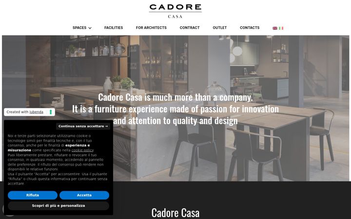 Screenshot of cadore-casa.it